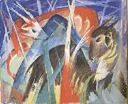 Franz Marc Fairy Animals i (mk34) china oil painting artist